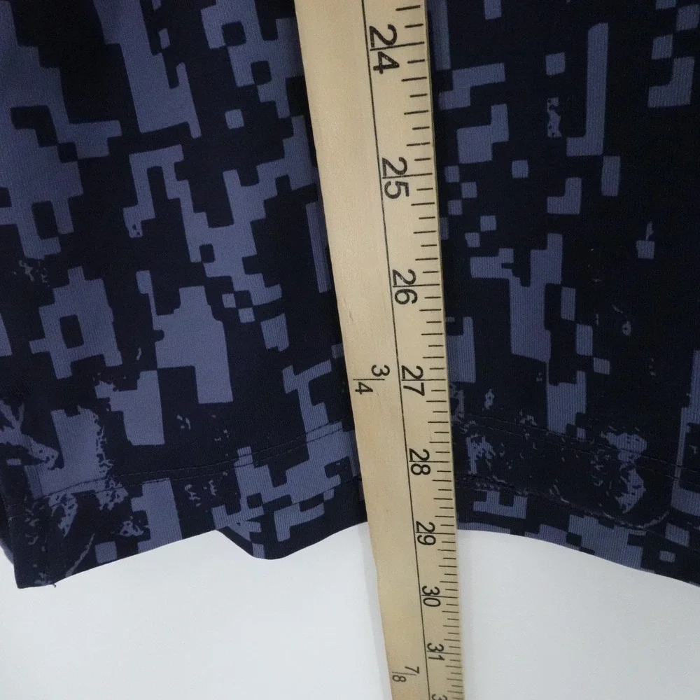 Spanish Oaks Golf Club‎ Polo Mens Medium Blue Digital Camo Stretch Nike Golf